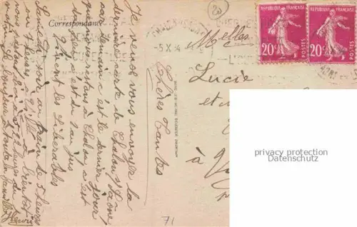 AK / Ansichtskarte CHALON-SUR-SAONE 71 Saone-et-Loire Place de l'Obélisque Hôtel des Postes