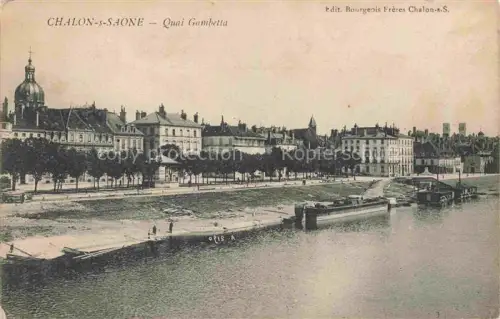 AK / Ansichtskarte CHALON-SUR-SAONE 71 Saone-et-Loire Quai Gambetta