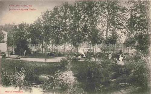 AK / Ansichtskarte CHALON-SUR-SAONE 71 Saone-et-Loire Jardins de Square Chabas