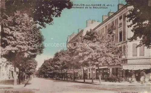 AK / Ansichtskarte CHALON-SUR-SAONE 71 Saone-et-Loire Boulevard de la République