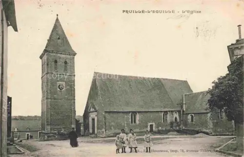 AK / Ansichtskarte Pruille-l Eguille LA FLECHE 72 Sarthe Eglise