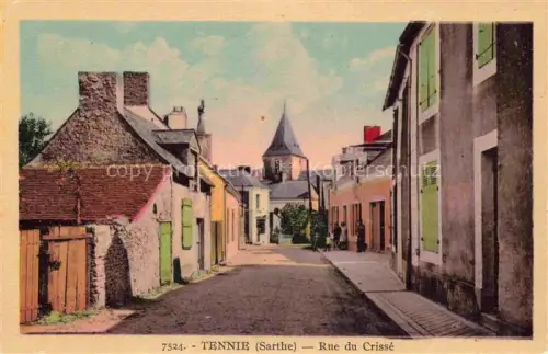 AK / Ansichtskarte Tennie MAMERS 72 Sarthe Rue du Crissé