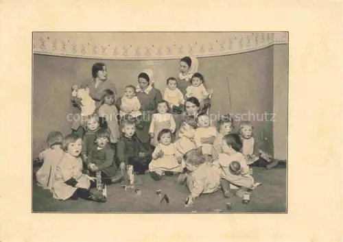 AK / Ansichtskarte Giesing MueNCHEN Bayern 20 Pfg.-Bausteine zum Umbau der Krippenanstalt