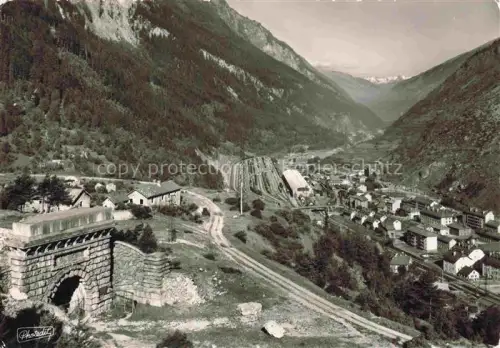 AK / Ansichtskarte Modane Saint-Jean-de-Maurienne 73 Savoie Entrée de l'ancien Tunnel et panorama sur Fourneaux