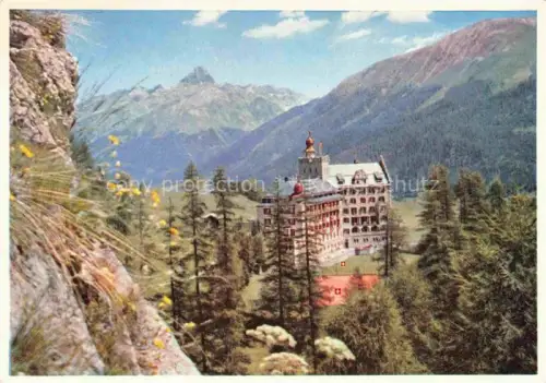 AK / Ansichtskarte Zuoz GR Hotel Castell