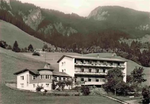 AK / Ansichtskarte HINDELANG Oberallgaeu Bayern Hotel Café Sonnenbichl