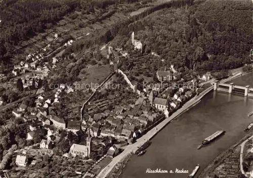 AK / Ansichtskarte Hirschhorn Neckar Hessen Fliegeraufnahme