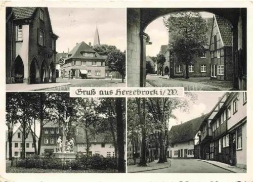 AK / Ansichtskarte Herzebrock-Clarholz Guetersloh NRW Motive Ortszentrum