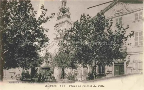 AK / Ansichtskarte Allauch Marseille 13 Bouches-du-Rhone Place de l'Hotel de Ville