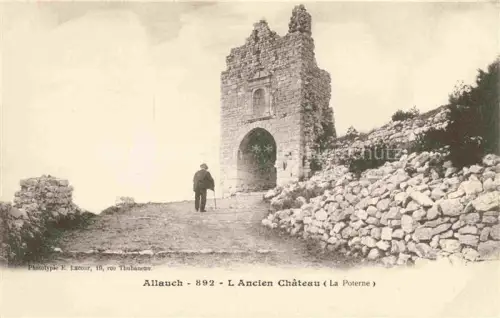 AK / Ansichtskarte Allauch Marseille 13 Bouches-du-Rhone Ancien Chateau