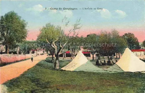 AK / Ansichtskarte Camp de Carpiagne Aubagne Marseille 13 Bouches-du-Rhone Arrivee au Camp