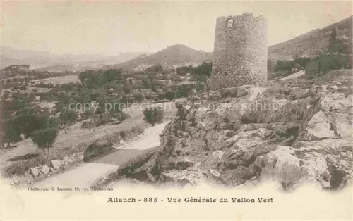 AK / Ansichtskarte Allauch Marseille 13 Bouches-du-Rhone Vue generale du Vallon Vert