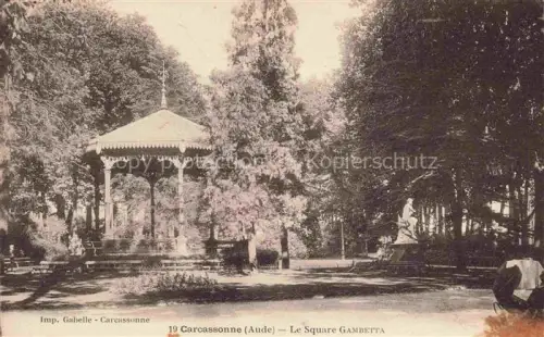 AK / Ansichtskarte CARCAssONNE 11 Aude Le Square Gambetta