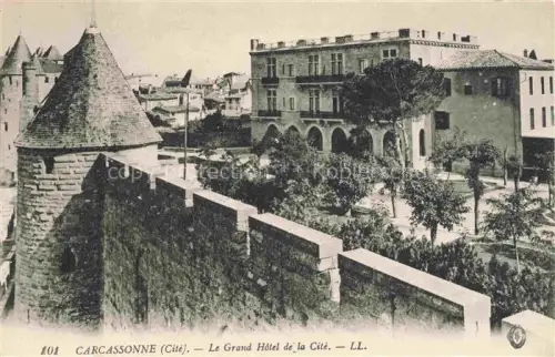 AK / Ansichtskarte CARCAssONNE 11 Aude Le Grand Hotel de la Cite