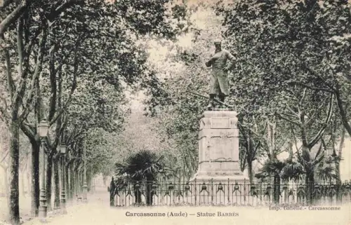 AK / Ansichtskarte CARCAssONNE 11 Aude Statue Barbes