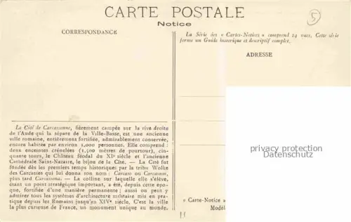 AK / Ansichtskarte CARCAssONNE 11 Aude Vue generale de l'Ouest Les deux Ponts sur l'Aude