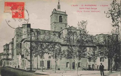 AK / Ansichtskarte NARBONNE 11 Aude Eglise Saint Paul Serge