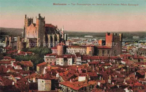 AK / Ansichtskarte NARBONNE 11 Aude Vue panoramique sur Saint Just et l'ancien Palais Episcopal