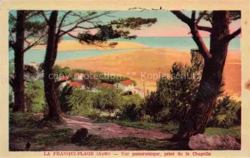 AK / Ansichtskarte La Franqui Plage Leucate Narbonne 11 Aude Vue panoramique prise de la Chapelle