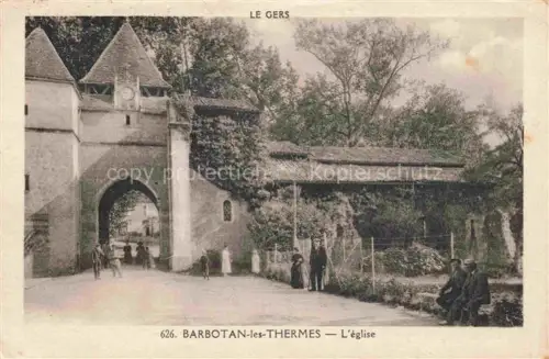 AK / Ansichtskarte Barbotan les Thermes AUCH 32 Gers Eglise
