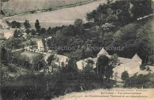 AK / Ansichtskarte Sylvanes-les-Bain MILLAU 12 Aveyron Vue panoramique de l'Etablissement Thermal et ses dependances