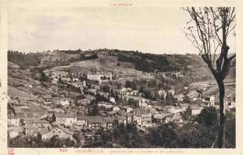 AK / Ansichtskarte Decazeville Villefranche-de-Rouergue 12 Aveyron Quartier de la Vitarelle et l'Hopital