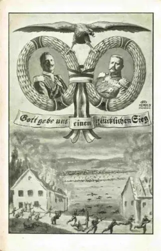 AK / Ansichtskarte Wilhelm II Adel Preussen Monarchie Adler Herold Otto Muenchen 