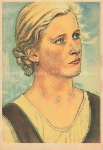 AK / Ansichtskarte WILLRICH W. Kuenstlerkarte Bauernhoftochter aus Kaernten 