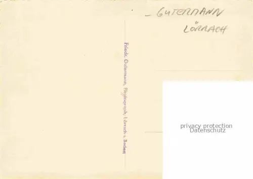 AK / Ansichtskarte Foto Gutermann Nr. Loerrach Baden