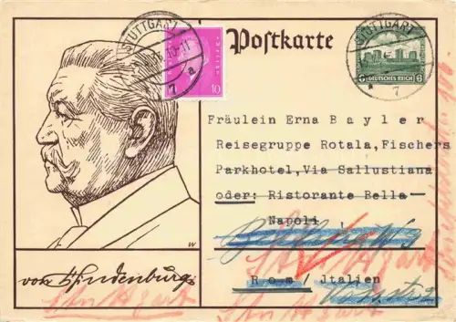 AK / Ansichtskarte HINDENBURG  Paul von Politik Ehemaliger Reichspraesident