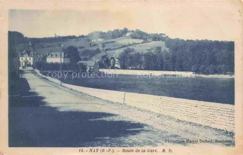 AK / Ansichtskarte Nay Pyrenees-Atlantiques Route de la Gare