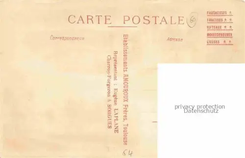 AK / Ansichtskarte BIARRITZ 64 Pyrenees Atlantiques Rocher de la Vierge Pont l'Hirondelle Kuenstlerkarte