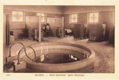 AK / Ansichtskarte MULHOUSE Muehlhausen 68 Haut-Rhin Bains Municipaux Bains Medicinaux
