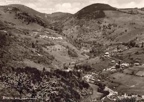 AK / Ansichtskarte Aitern Belchen Loerrach BW Panorama Aiterntal Schwarzwald