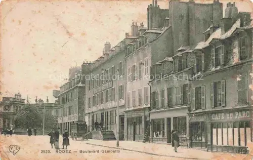 AK / Ansichtskarte RODEZ 12 Aveyron Boulevard Gambetta