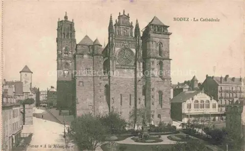 AK / Ansichtskarte RODEZ 12 Aveyron La Cathedrale