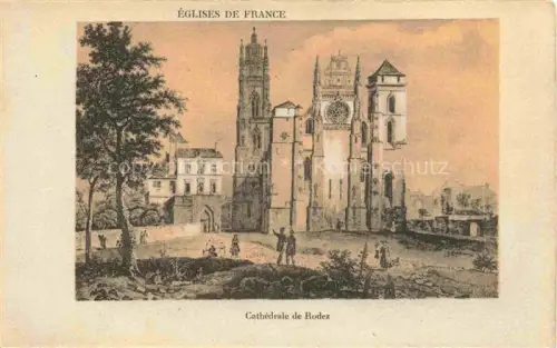 AK / Ansichtskarte RODEZ 12 Aveyron Cathedrale de Rodez