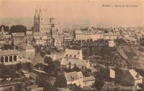 AK / Ansichtskarte RODEZ 12 Aveyron Eglise du Sacre Coeur