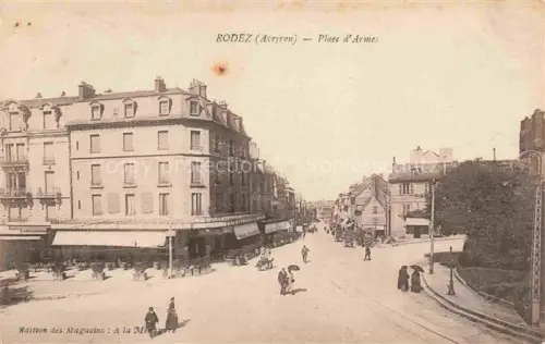 AK / Ansichtskarte RODEZ 12 Aveyron Place d'Armes