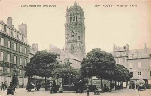 AK / Ansichtskarte RODEZ 12 Aveyron Place de la Cite