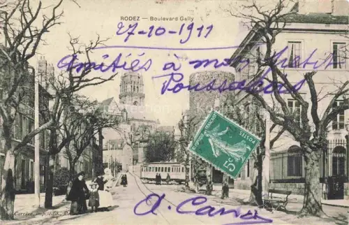 AK / Ansichtskarte RODEZ 12 Aveyron Boulevard Gally