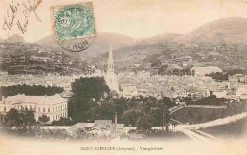 AK / Ansichtskarte Saint-Affrique Vue generale