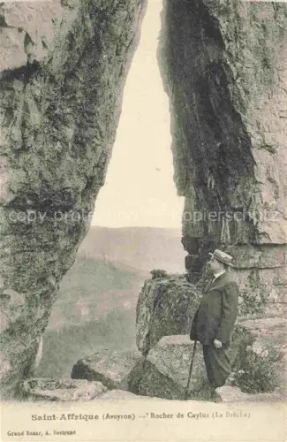 AK / Ansichtskarte Saint-Affrique Rocher de Caylus La Breche