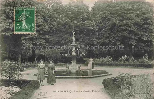 AK / Ansichtskarte Saint-Affrique Le Jardin Public