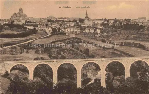 AK / Ansichtskarte RODEZ 12 Aveyron Vue generale Le Viaduc