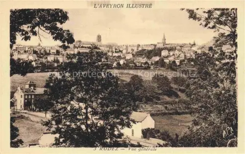 AK / Ansichtskarte RODEZ 12 Aveyron Vue generale
