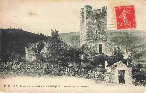 AK / Ansichtskarte Saint-Affrique Ruines de St Vincent
