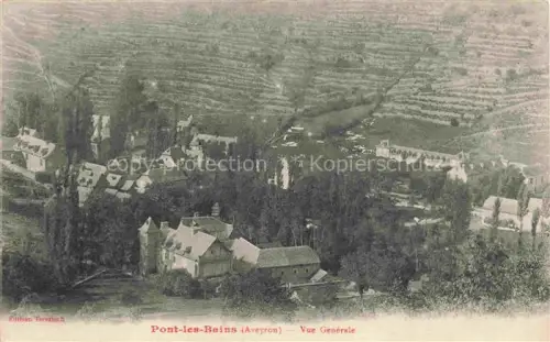 AK / Ansichtskarte Pont-les-Bains Salles-la-Source RODEZ 12 Aveyron Vue generale