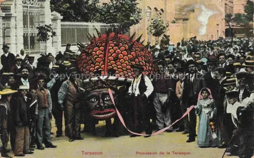 AK / Ansichtskarte Tarascon ARLES 13 Bouches-du-Rhone Procession de la Tarasque
