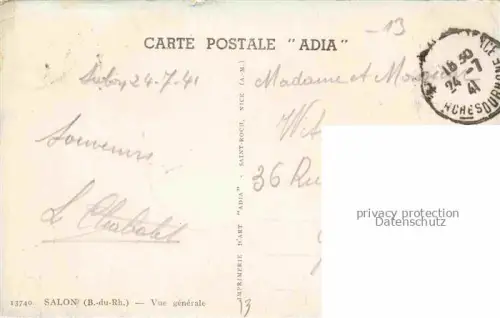 AK / Ansichtskarte Salon -de-Provence 13 Bouches-du-Rhone Vue generale